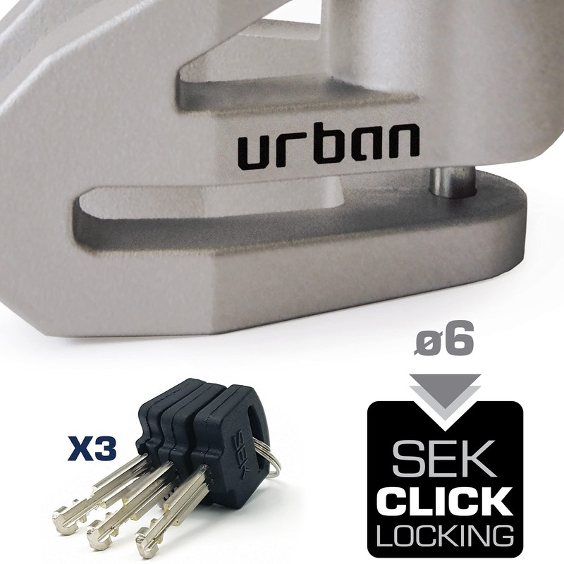 URBAN UR206T Brake Disc Lock Motorcycle Bicycle Scooter E Scooter
