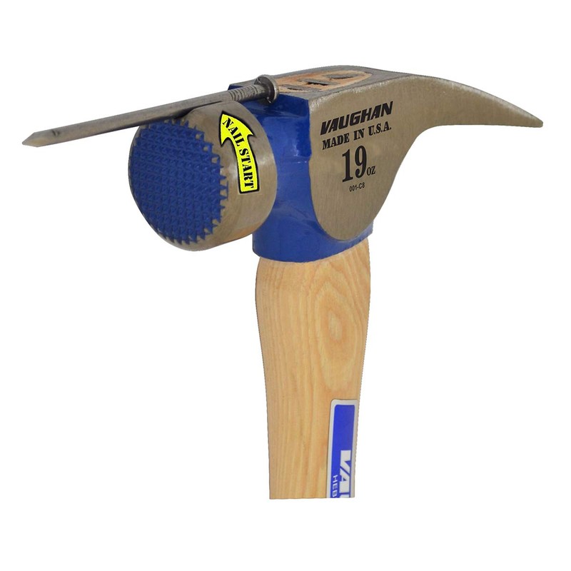 Vaughan 116-04 CF2HC 19-Ounce California Framer Hammer, Milled Face, Curved