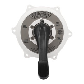 BTLXU SPX0710XBA Key Cover and Handle Assembly Replacement for Hayward SP0710, SP0710X, SP0711, SP0712 multiport Valve,with Gasket and O-Ring White.