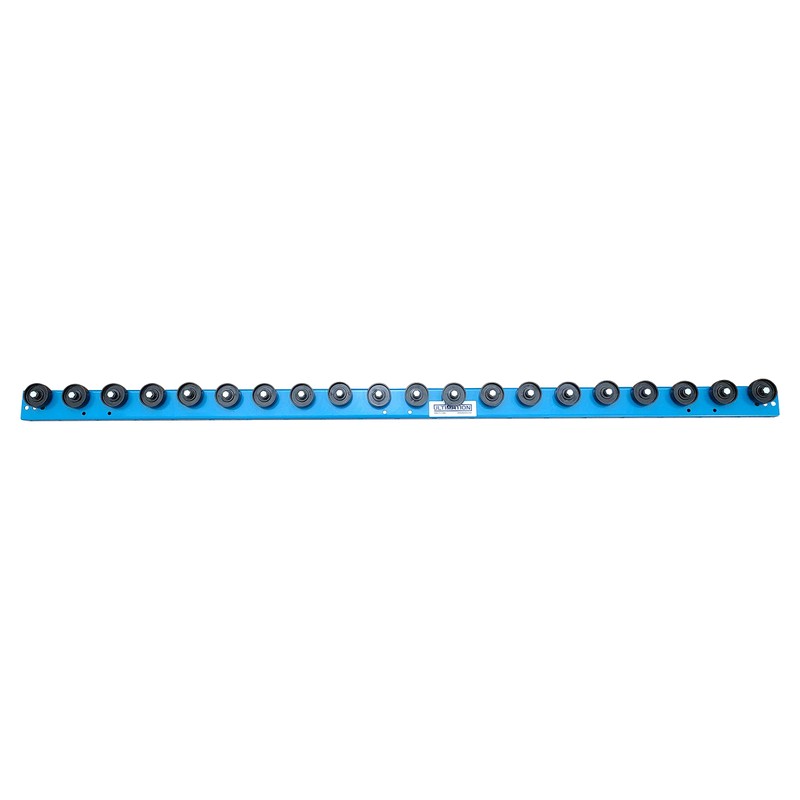 Conveyor Rails with Plastic Skate Wheels 5'- T1 Style Gravity