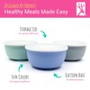Elk and Friends Stainless Steel Bowls with Silicone Sleeve for
