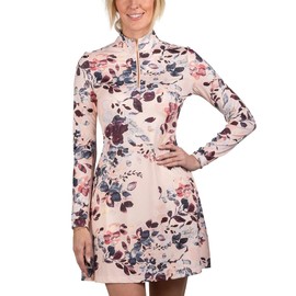 Kastel Denmark Women's Active Dress | Moisture Wicking Activewear | Long Sleeve & Sleeveless Sun Protection UPF 50+ | 1/4 Zip Golf, Equestrian, Outdoor Apparel