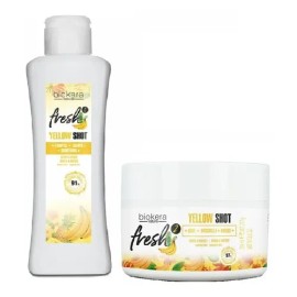 Salerm Biokera Yelow Shot Shampo Mascarilla Cabello Dañado