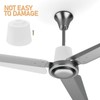 Mobestech 2pcs Ceiling Fan Cover Fan Bottom Canopy Replacement Dustproof