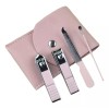 KFMX Kit 4 Piezas Cortauñas Set Manicura Pedicura Acero Inoxidabl