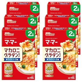Mamma Macaroni Gratin Set for White Sauce, 2 Servings x 6 Packs