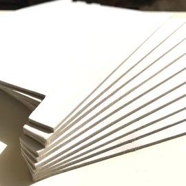 H Shape Large Size Off White Cardboard Spool Organizer - 10PCS/Pack - Easy Spool Ribbon or Thread - 7 1/4" x 11 1/4" x 1/8" (Width x Length x Height)