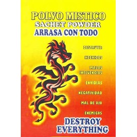 6 Pcs Destroy Everything Sachet - Arrasa Con Todo Polvo en Bolsa 1/2oz