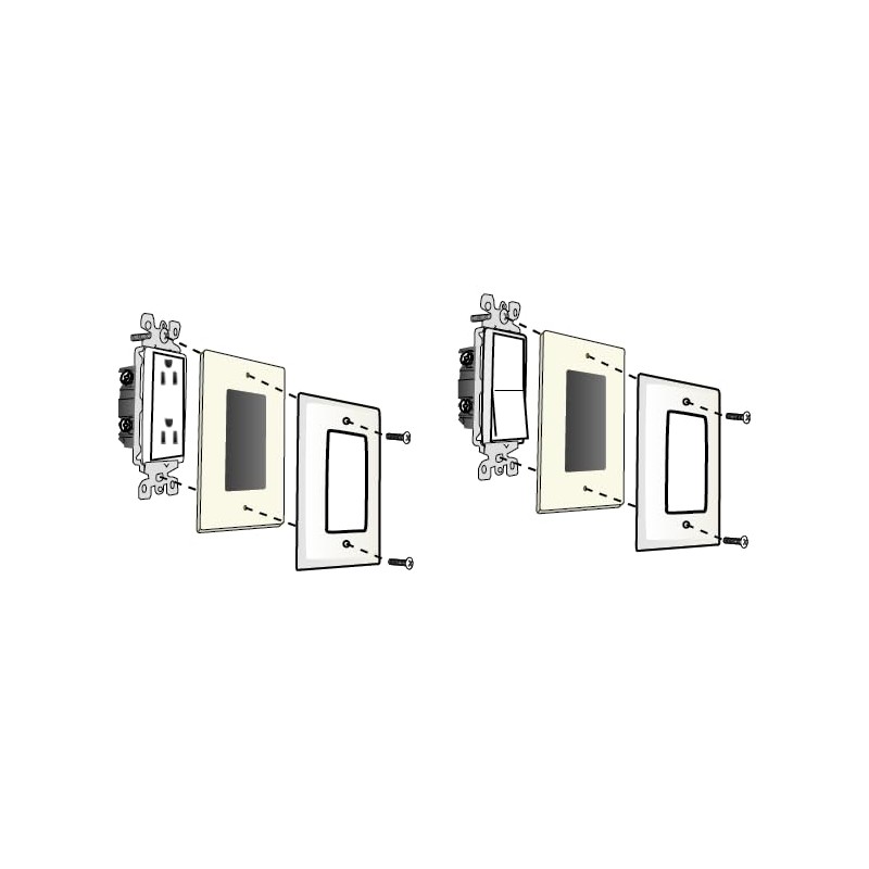 Label Home Gasket Outlet & Light Wall Plate Foam Draft