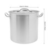 Stainless Steel Stock Pot with Lid,Food Grade Heavy Duty Induction