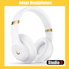 Studio 3 Headband Replacement Parts Accessories Studio 2 Headband Top Arch Band Pad Repair Kit Compatible with Studio 3.0/Studio 2.0 Headphones. (White)