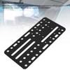 ユニバーサルデスクマウントブラケットプレート、USBハンドブレーキマウントプレート複数穴アダプタープレート、SIMレーシングシフター&ドライビングフォースシフター用、G27 G25 G29 T500 T300と互換性あり