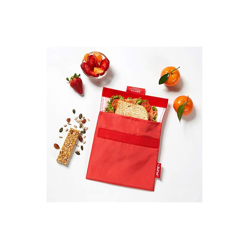 Roll'eat® | Reusable Sandwich Holder, BPA Free Eco Bag, Snack