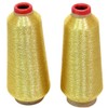 ThreadNanny New Gold Metallic Machine Embroidery Thread 10000 Metres