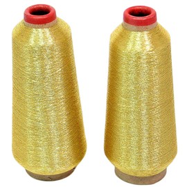 ThreadNanny New Gold Metallic Machine Embroidery Thread 10000 Metres