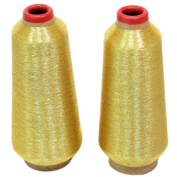 ThreadNanny New Gold Metallic Machine Embroidery Thread 10000 Metres