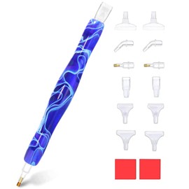 Diamond Painting Pen,Diamond Art Pen,Resin Diamond Painting Pen Kit Tool Accessories Stylus Drill Pen for Diamond Painting Nail Art Cell Phone Decoration Diamond Art Blue
