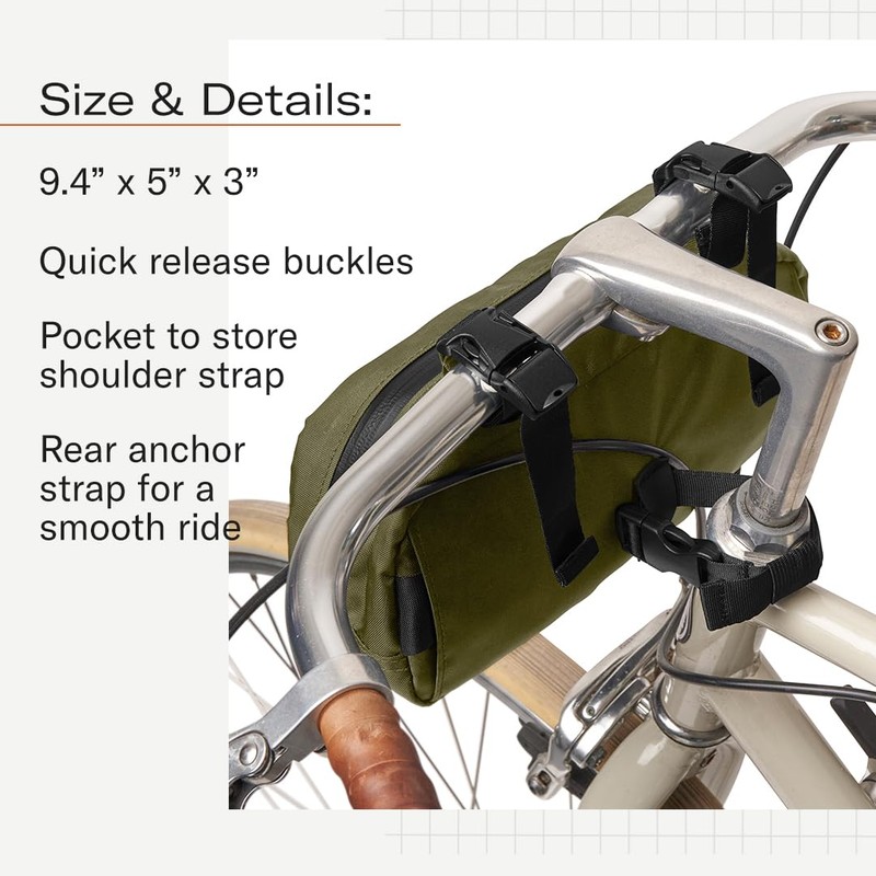 Thousand Crossbody Handlebar Bag, Olive