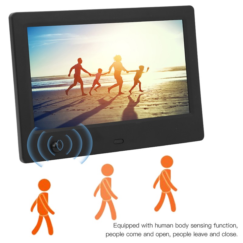 7in Digital Photo Frame 800x480 HD Electronic Album with Body