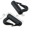 LUORNG 50PCS 13mm Clevis Spinner Snap Fishing Tackle U-Clip Swivel