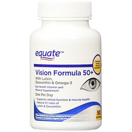 Equate Vision Fórmula 50+, 50 ct, comparación con Ocuvite adulto 50+
