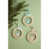 Mud Pie Blue Handprint Ornament
