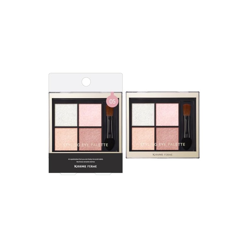 Kiss Me FERME Styling Eye Palette 05 Organza Pink