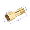 M METERXITY Extension Connector Pipe Fitting Brass Hex Coupling Conversion