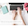 Sugartown Greetings Floral Monogram Note Cards - 24 Stationery Note