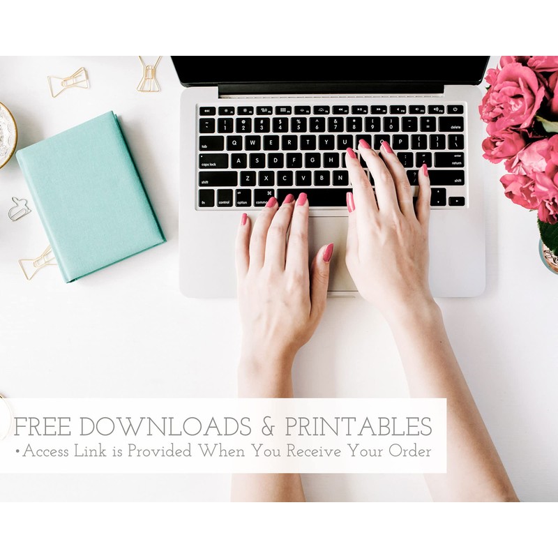 Sugartown Greetings Floral Monogram Note Cards - 24 Stationery Note