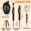 3 Pcs Carpenter Pencils with Retractable Holder, Mechanical Pencils Set