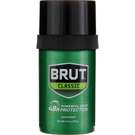 Brut Deodorant Round Stick, Classic, 2.5 oz