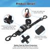 EXVITAL Boat tie Down Straps to Trailer 1"×4' transom Straps