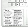 Studio One Reference Keyboard Hotkeys Sticky Labels for Windows Black,