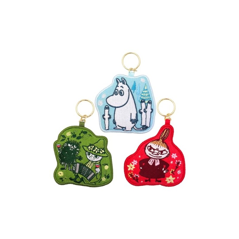 Sunstar Stationery Moomin Keychain Embroidered Nakama S8346607