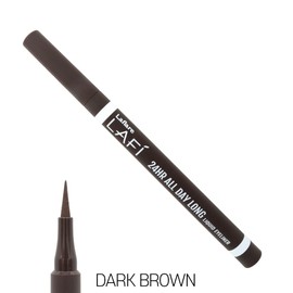 Laflare LAFI Liquid Eyeliner, Super Long Felt Tip, Long-Lasting Makeup, Waterproof & Smudgeproof, All Day Long Eye Liner (Dark Brown)