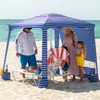 AMMSUN Beach Cabana, 6.2'×6.2' Beach Canopy, Easy Set up and
