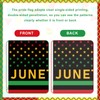 JUNEBRUSHS 2 Pack Juneteenth Flags for Outside, 3x5 Ft African