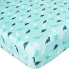 SPRINGSPIRIT Fitted Crib Sheets for Standard Crib&Toddler Mattress 4 Pack