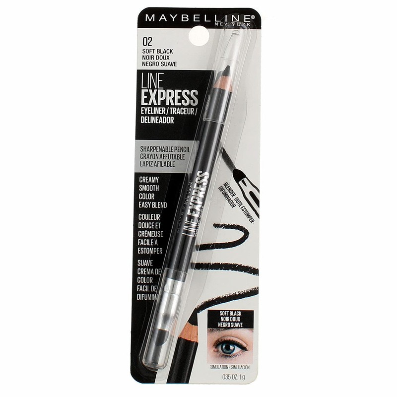Maybelline New York Line Express Eyeliner, Soft Black 902, 0.035