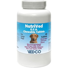 Vedco 60 Count Nutrived O.F.A. Chewable Tablets for Large Dogs
