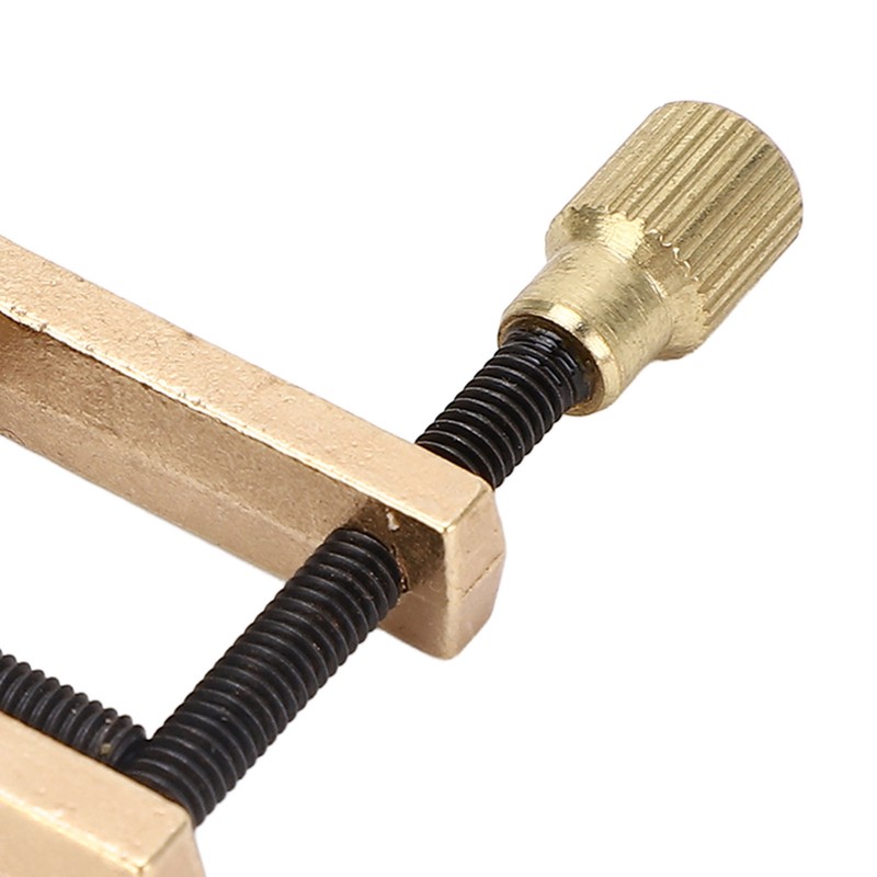 Violin Crack Clamp Double Screw Brass Square Clip Violin Fixing