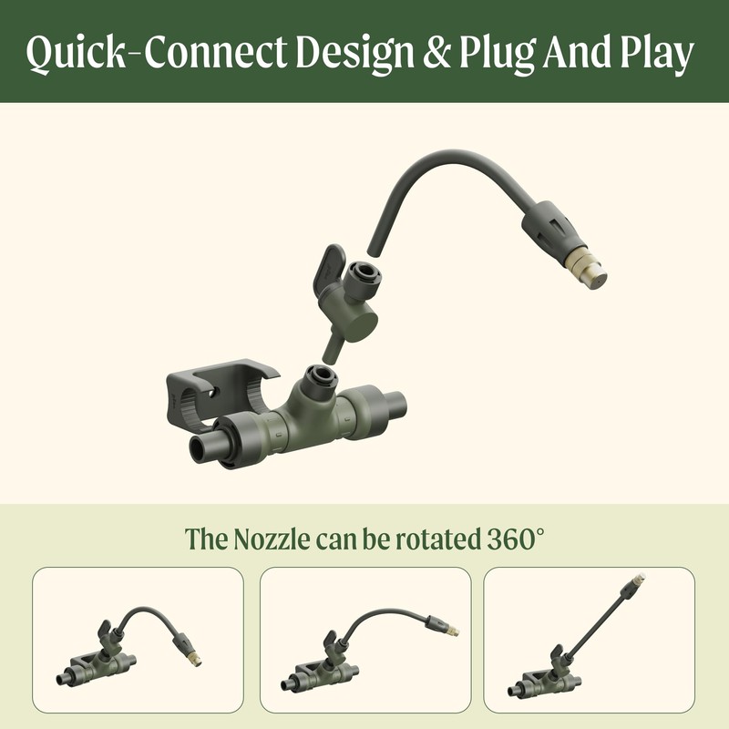 Vego Garden Irrigation Kit - Drip Irrigation System for Raised