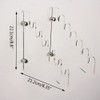 HHUXIUE Acrylic Knife Rack Display Stand - Wall Mount Storage