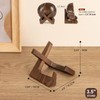 ANBOXIT Bowl Stands for Display, 3.5 Inch Plate Holder, Wooden