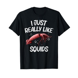 Squid Gift For Men Women Giant Squid Seafood Calamari Lovers T-Shirt