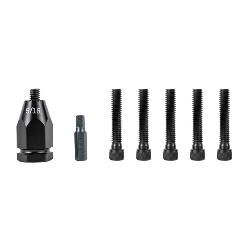 Pneumatic Rivet Nut Gun 10-24", 1/4", 5/16", 3/8" Gun Heads
