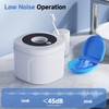 Ultrasonic Retainer Cleaner, 45kHz Dental Appliances Cleaning Machine with U/V