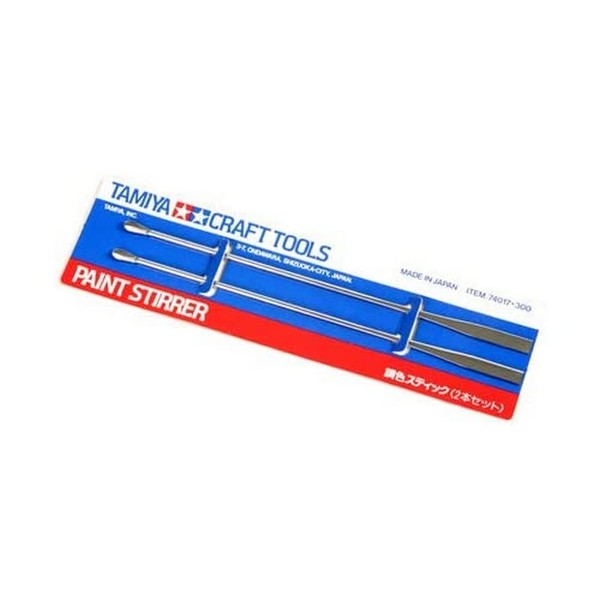 TAMIYA 74017-400 300074017 – Colour Stirring Rod Metal Pack of 2
