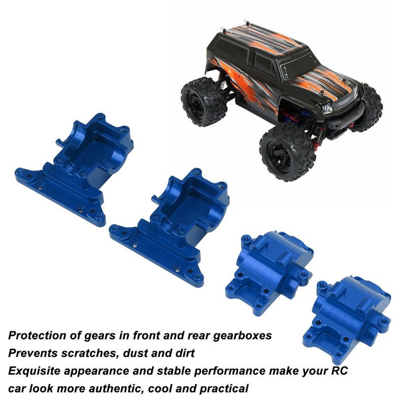 Front Rear Gear Box Aluminium Alloy RC Differential Housing for